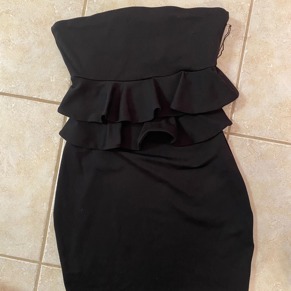 Susana Monaco back strapless tube dress